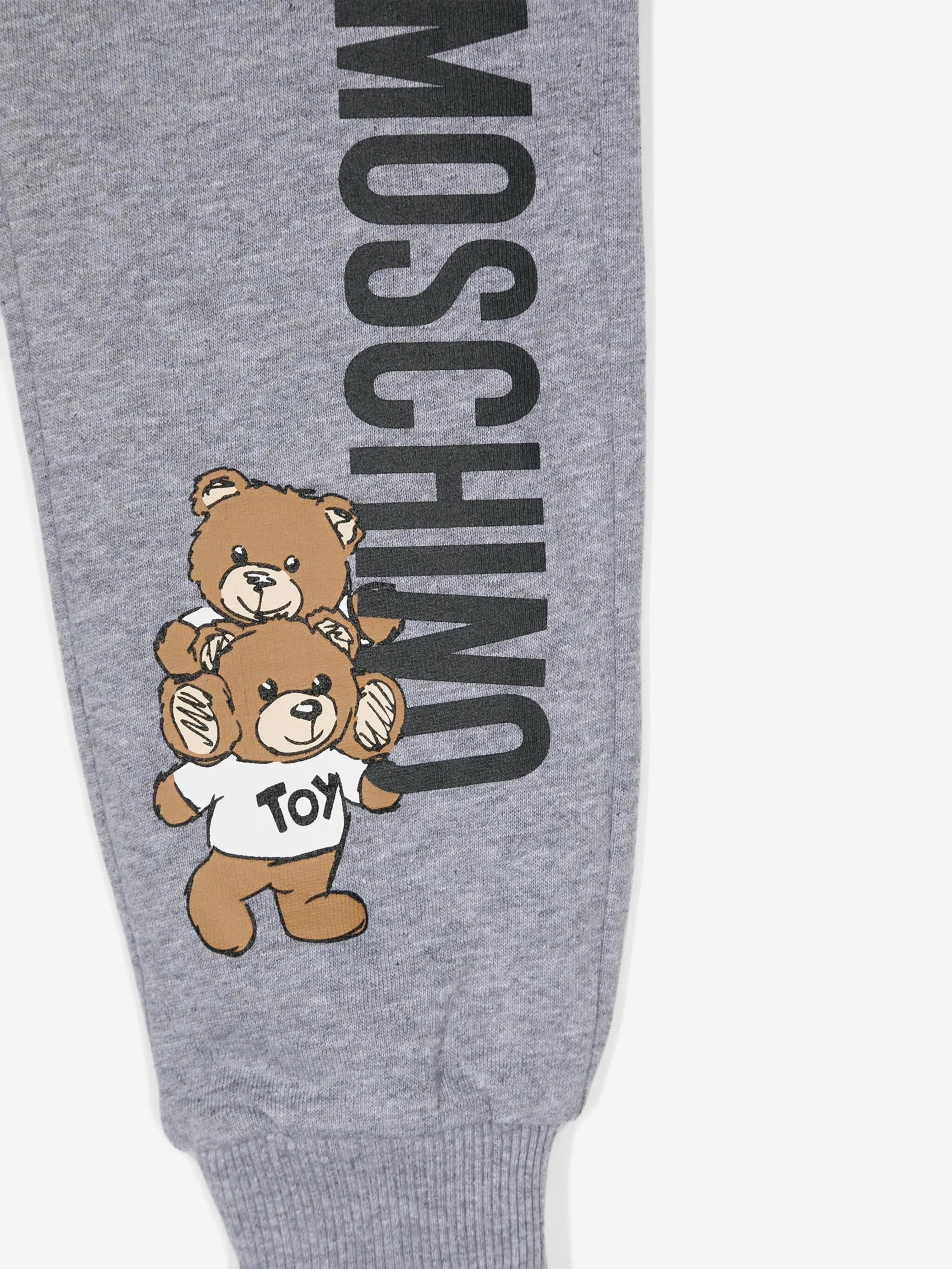 Moschino Kids Teddy Bear Logo Joggers in Grey